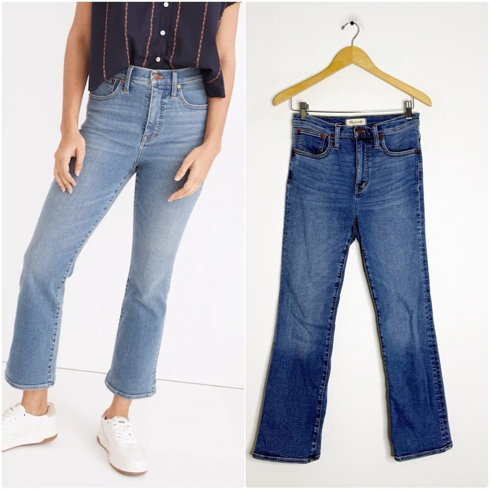 Madewell Jeans Cali Demi-Boot Jeans Dorrance Wash Size 25